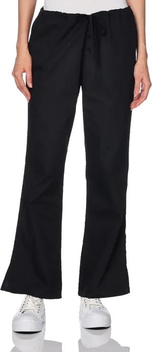 Scrub Pants for Women Workwear Originals Drawstring Waist with Flare Leg 4101