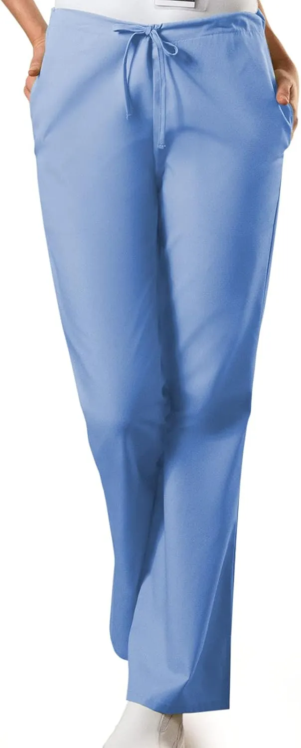 Scrub Pants for Women Workwear Originals Drawstring Waist with Flare Leg 4101