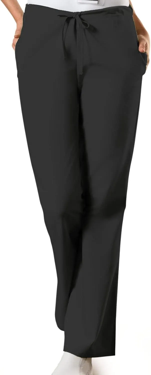 Scrub Pants for Women Workwear Originals Drawstring Waist with Flare Leg 4101
