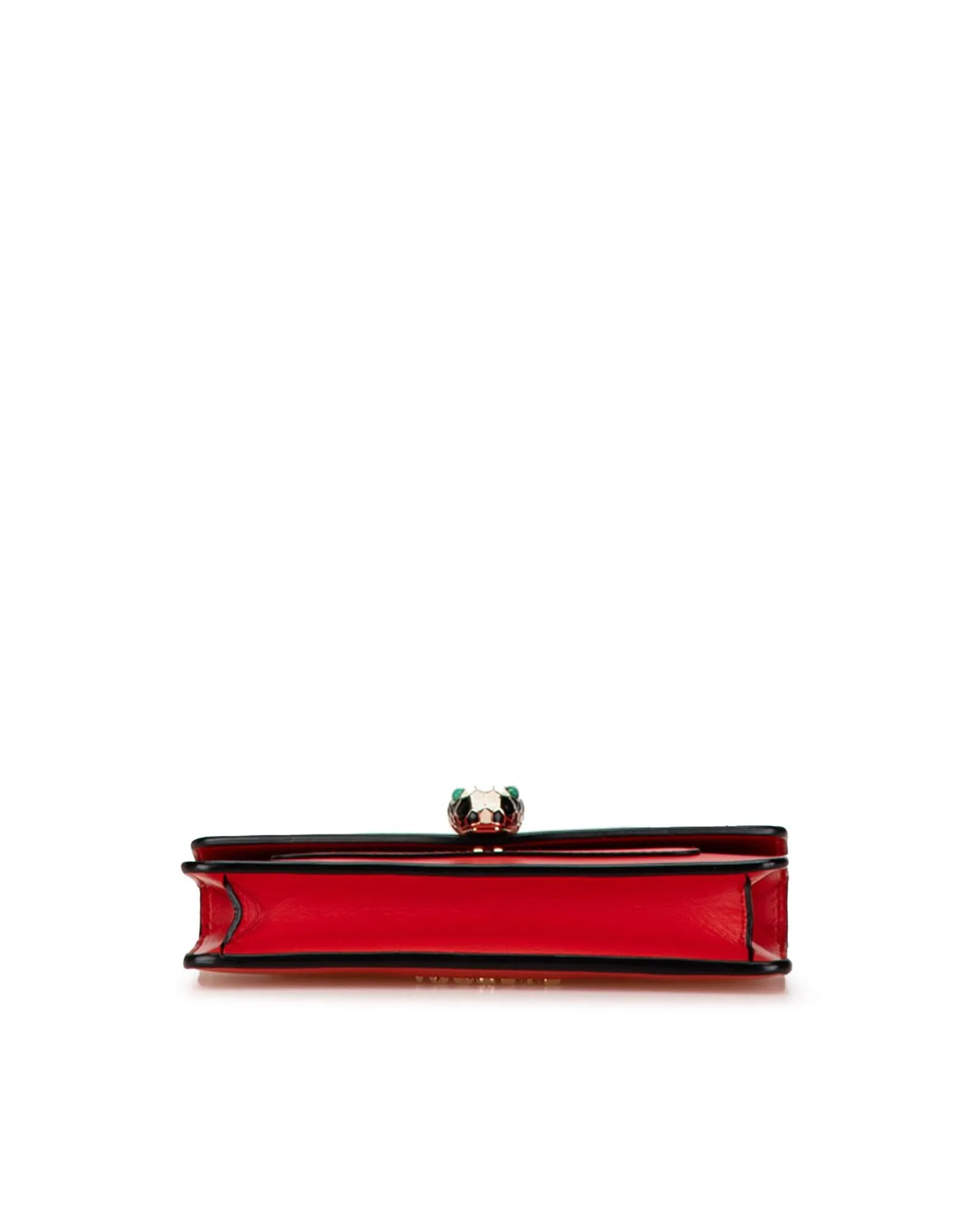 Serpenti Forever Leather Clutch with Chain