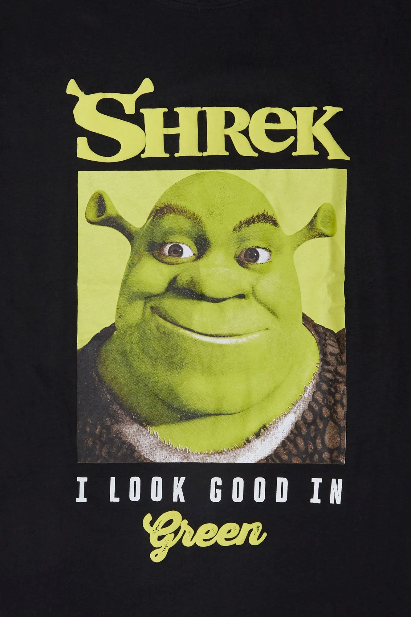 Shrek I Look Good In Green Graphic Boyfriend Tee