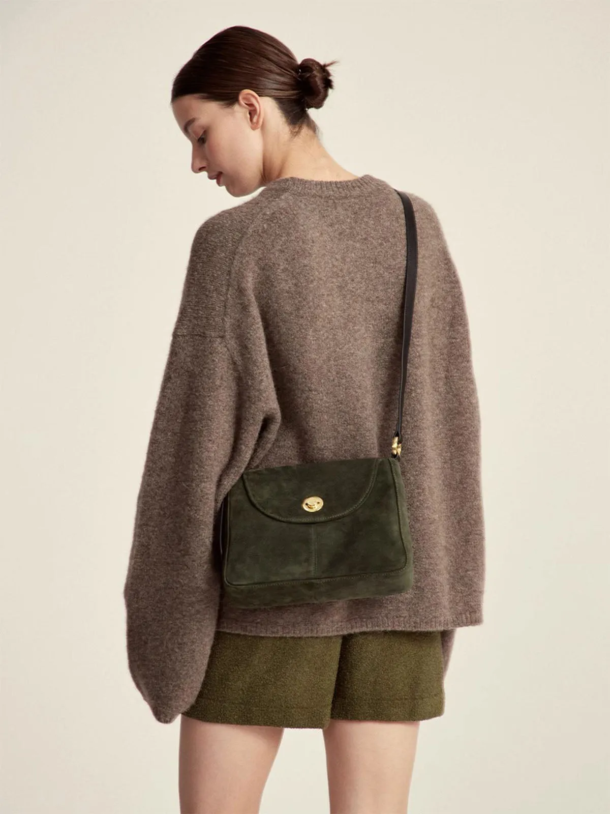 Suede French Casual Shoulder Bag