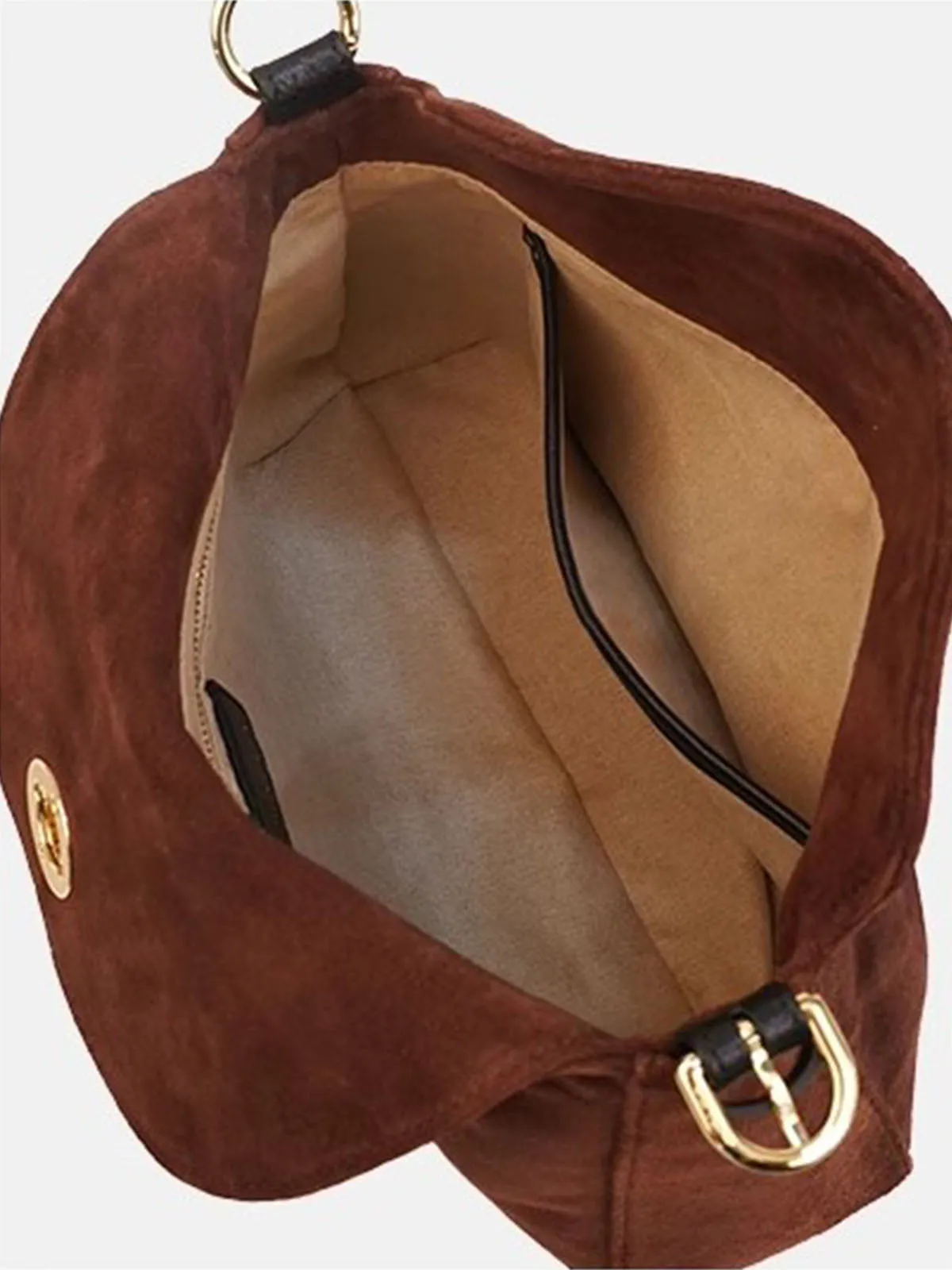 Suede French Casual Shoulder Bag