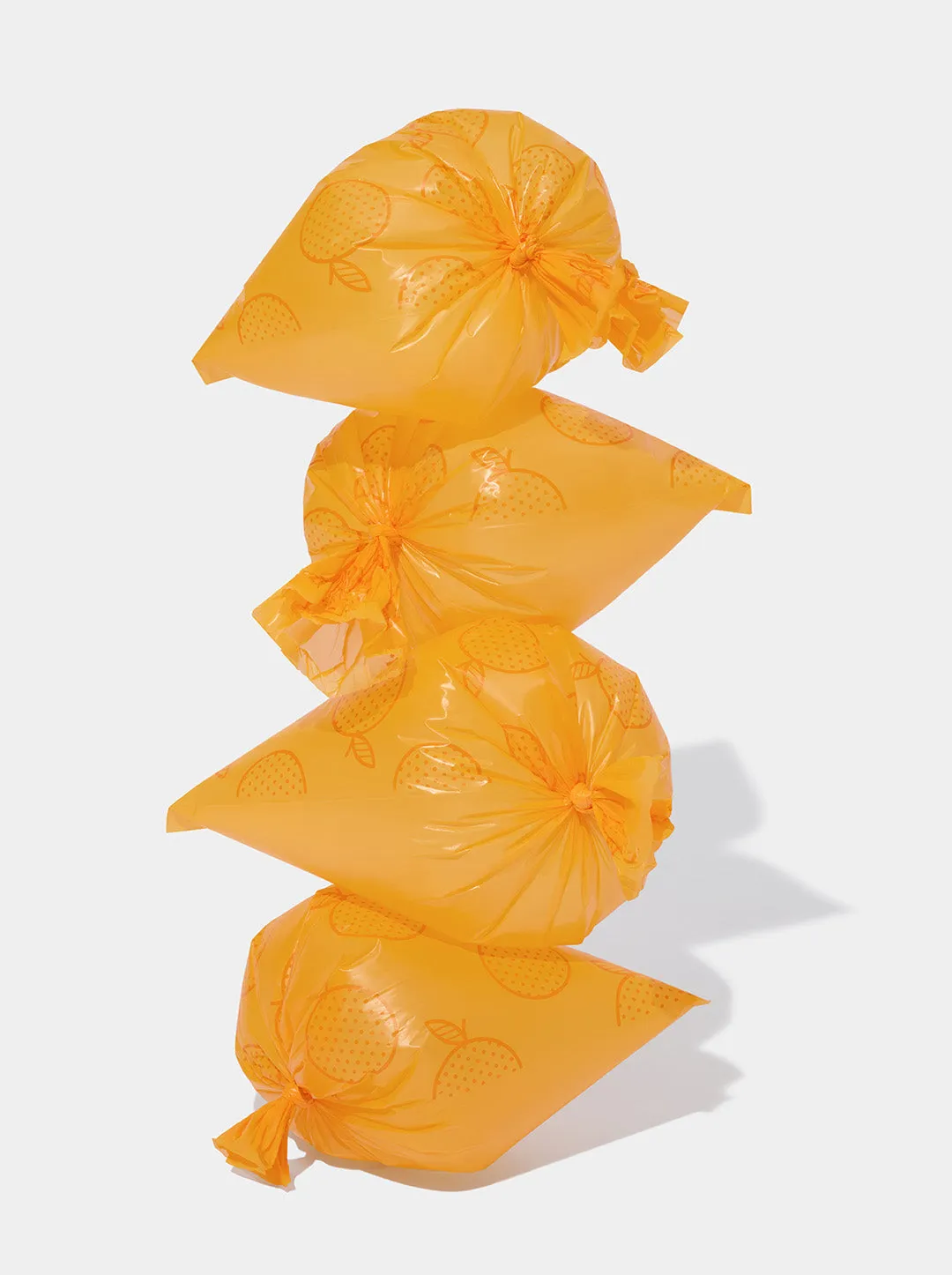 Tangerine Pet Poop Bags & Dispenser (1 Dispenser   1 Roll)