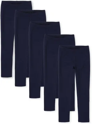 The Children's Place girls Leggings, Tidal 5 Pack, X-Small US
