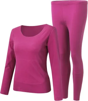 Thermal Underwear for Men Women Winter Lined Track Pants Athletic Joggers Sweatpants (>>4-Hot Pink, XXL)