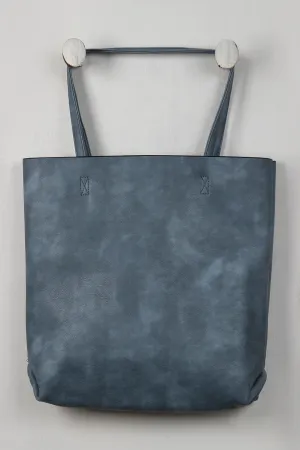 Vegan Leather Tote Bag Set
