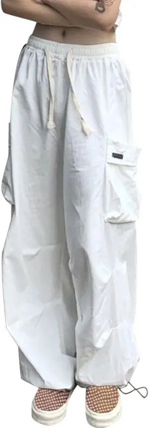 Wide Leg Pants for Women Winter Slim Business Palazzo with Pockets High Waisted Elastic Waist