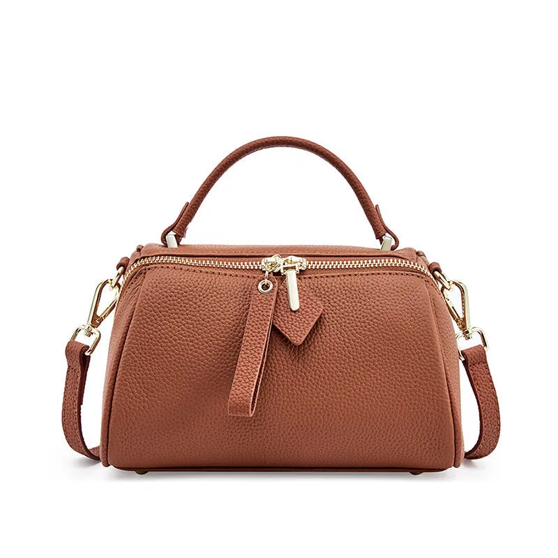 Women Minimalist Casual Leather Purse Shoulder Bag