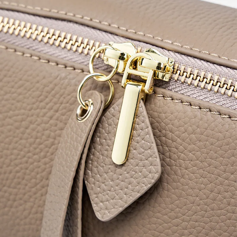 Women Minimalist Casual Leather Purse Shoulder Bag