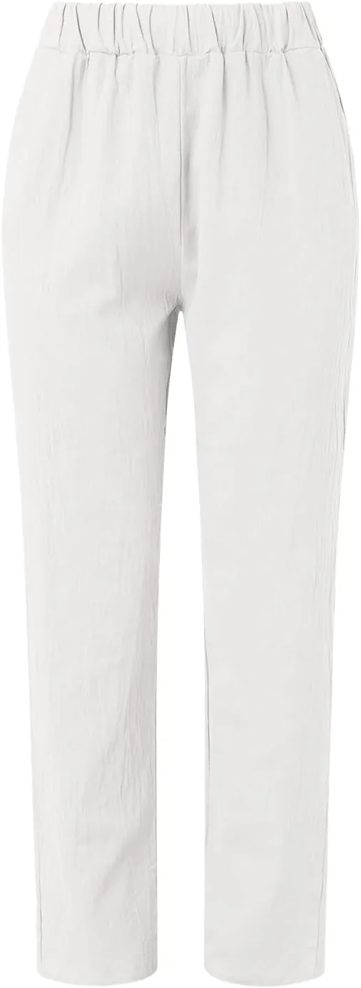 Womens Wide Leg Sweatpants Winter Opaque Beach Thermal with Pockets Barrel Pants Wide Leg