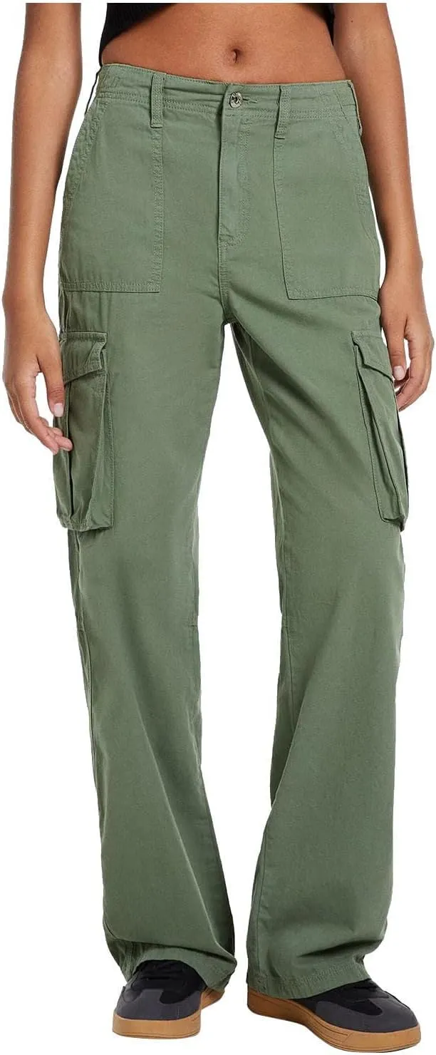 Womens Wide Leg Sweatpants Winter Streetwear Outfits Thermal with Pockets Elastic Waist Fleece Lined