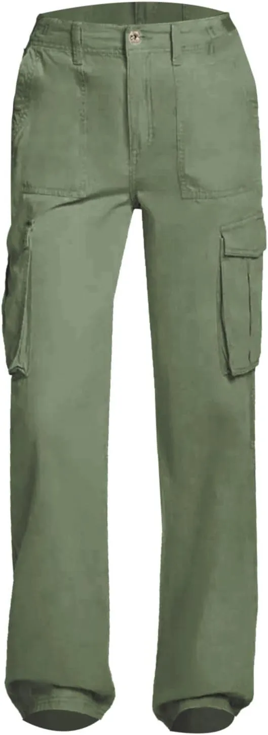 Womens Wide Leg Sweatpants Winter Streetwear Outfits Thermal with Pockets Elastic Waist Fleece Lined
