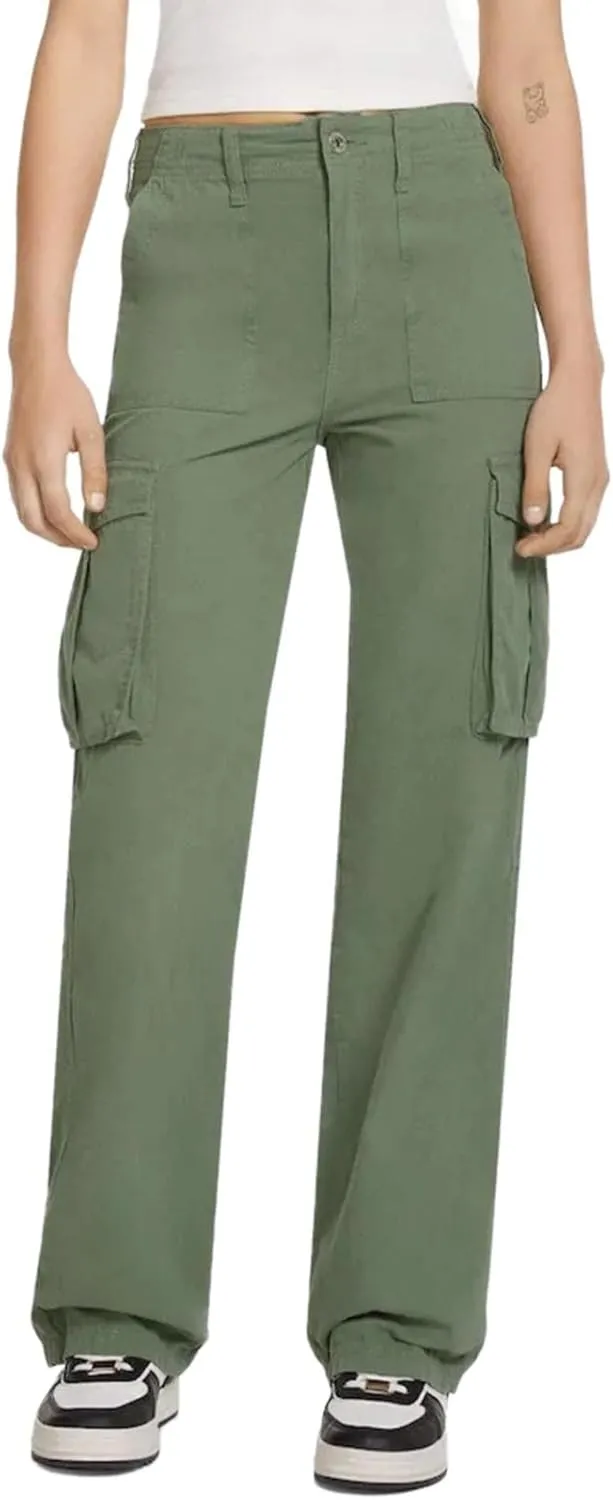 Womens Wide Leg Sweatpants Winter Streetwear Outfits Thermal with Pockets Elastic Waist Fleece Lined